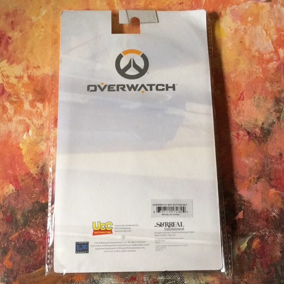 5 Piece Overwatch Button Pins - Picture 2 of 2